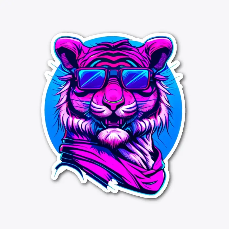 Retrowave Tiger